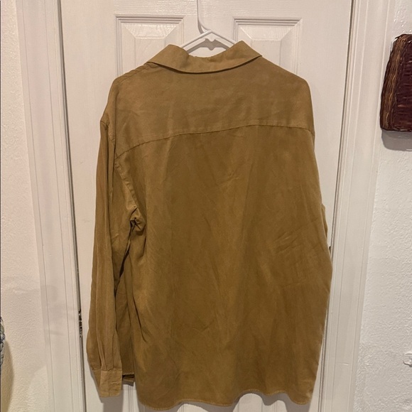 Kenneth Cole Men's Brown Casual Button Down Shirt - Picture 5 of 5